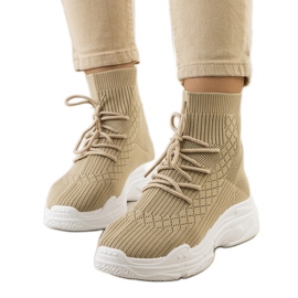 Dowden beige sokker