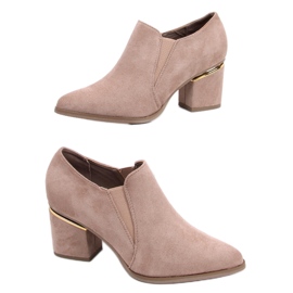 Brenda Khaki høje hæle beige