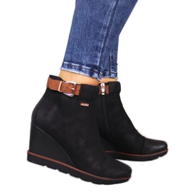 Sorte sorte Filippo wedge sneakers