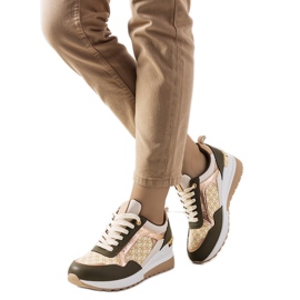 BM Grønne sneakers fra Nanson beige