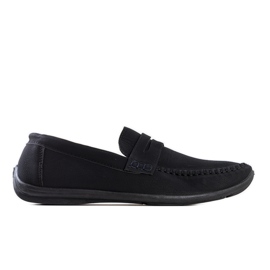 Black Pearse loafers til mænd sort