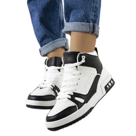 PA1 Sorte sneakers fra Megatheo hvid