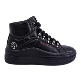 Kvinders høje sneakers Cross Jeans KK2R4029C Sort