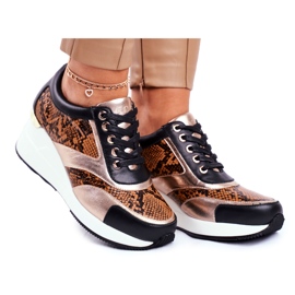GOE Kvinders sportsko sneakers sort læder GG2N3044