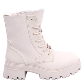 BM Snørestøvler Tamar Beige