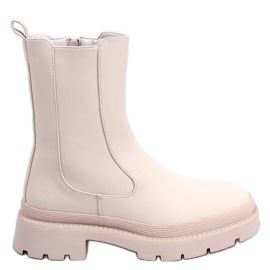 BM Carmit Beige Chelsea-støvler