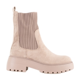 Kvinders arbejdere med en fleksibel skaft Shelovet beige