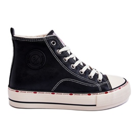 Høje sneakers til kvinder Cross Jeans KK2R4042C Sort
