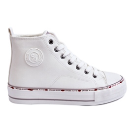 Høje sneakers til kvinder Cross Jeans KK2R4044C Hvid