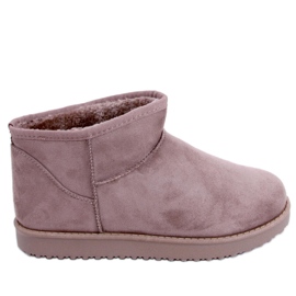 PA1 Emusy korte snestøvler fra Aliana Khaki beige