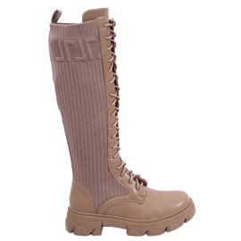 BM Keyshia LT.KHAKI elastisk overdel beige
