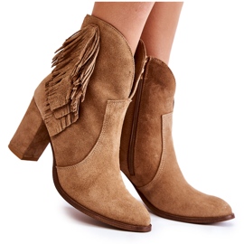 Lewski Shoes Dame ruskindsstøvler Lewski Sko 3093 Beige
