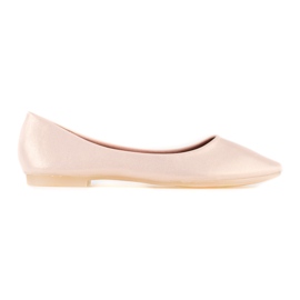 Klassiske beige Shelovet ballerinaer til kvinder
