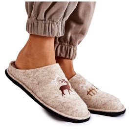 Hjemmesko Big Star KK276016 Beige