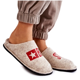 Hjemmesko Big Star KK276021 Beige