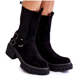 PE1 Dame Ruskind Warm Boots Workers Sort Brinnon