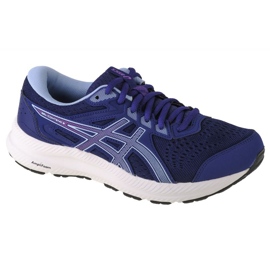 Asics Gel-Contend 8 W 1012B320-402 løbesko marine blå flerfarvet
