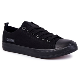 Sneakers i lavt materiale til mænd Big Star KK174007 Sort
