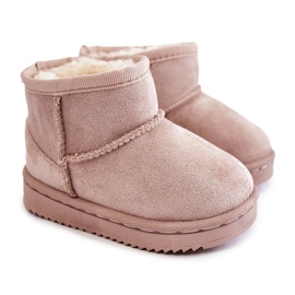 Varme snestøvler til børn Light Beige Gooby