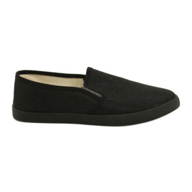 Sabatina Slip-on sneakers sort glitter DMC-15