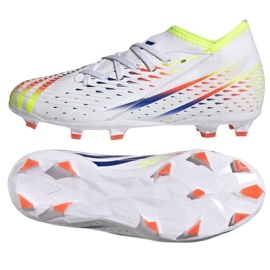 Adidas Predator Edge.3 Fg Jr GW0981 fodboldstøvler hvid hvid
