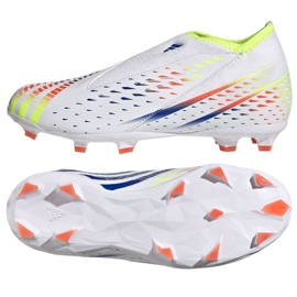 Adidas Predator Edge.3 Ll Fg Jr GW0984 fodboldstøvler hvid hvid