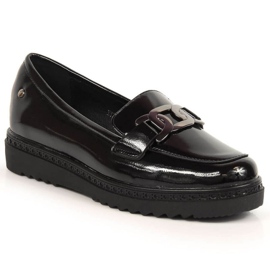 Lakerede loafers på Vinceza W JAN162A platformen sort