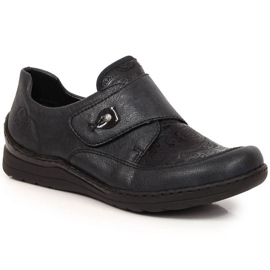 Velcro sko Rieker W RKR549 marine blå