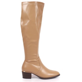 Vinceza W JAN160B støvler med hæl beige