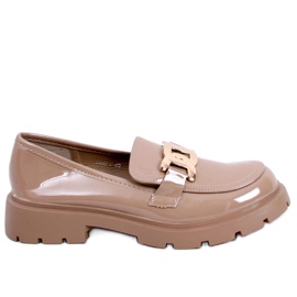 PA1 Sophie Khaki loafers til kvinder beige brun