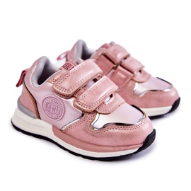 Børnesportssko Velcro Memory Foam System Big Star KK374180 Pink lyserød
