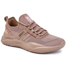 Herre sportssko Memory Foam Big Star Beige KK174258
