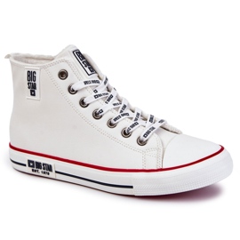 Højisolerede sneakers til mænd Big Star KK274345 Hvid