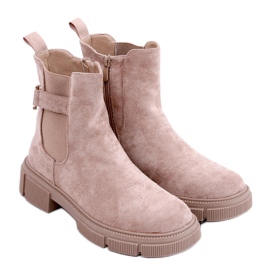 BM Chelsea-støvler til kvinder Chance Khaki beige