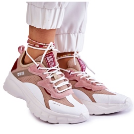 Dame sportssko Big Star KK274055 Beige hvid