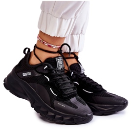 Dame sportssko Big Star KK274056 Sort