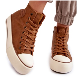 Højisolerede sneakers til kvinder Big Star KK274171 Brun