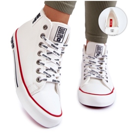 Klassiske højisolerede sneakers Big Star KK274597 Hvid