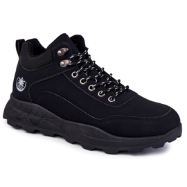 BM Otto Black Warm Trekking Sko Trappers til mænd sort