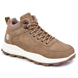 BM Mænds varme trekkingsko Trappers Beige Otto