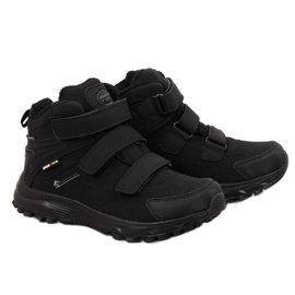 Vandtætte trekkingsko med velcro American Club W AM854 sort