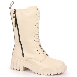 Læderisolerede støvler Artiker W HBH38B beige