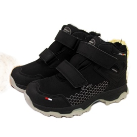 Vandtætte snestøvler Velcro American Club Jr AM851A sort