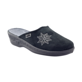 Dame hjemmesko wedge Befado 219d459 grå