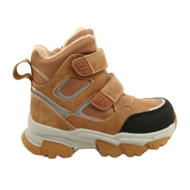 Støvler Trappers Med Velcro Camel News 22DZ23-5251 beige gul