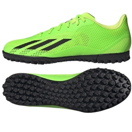 Adidas X Speedportal.4 Tf M GW8507 fodboldstøvler grøn grøn