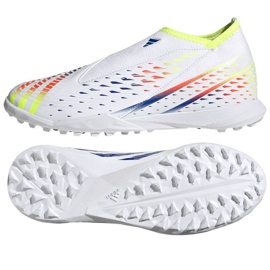 Adidas Predator Edge.3 Ll Tf Jr GV8490 fodboldstøvler hvid hvid