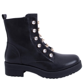 PA1 Military Prince Black Gold støvler sort
