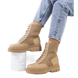 Brune Lennon-fangere beige