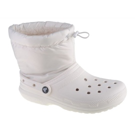 Crocs klassisk foret Neo Puff Boot 206630-143 hvid